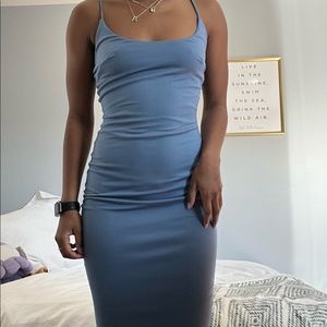 Midi Blue Dress